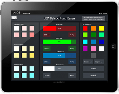  (My Smarthome). Control interface