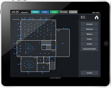  (My Smarthome). Control interface