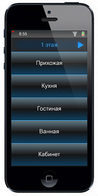  (Частная квартира). Интерфейс управления