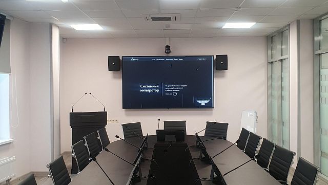 Зал телемедицины Воронежского областного онкодиспансера 