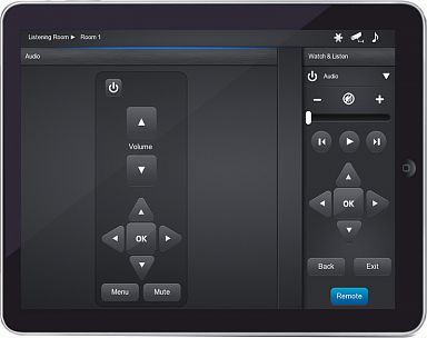  (HIFI Club automated interior). Control interface